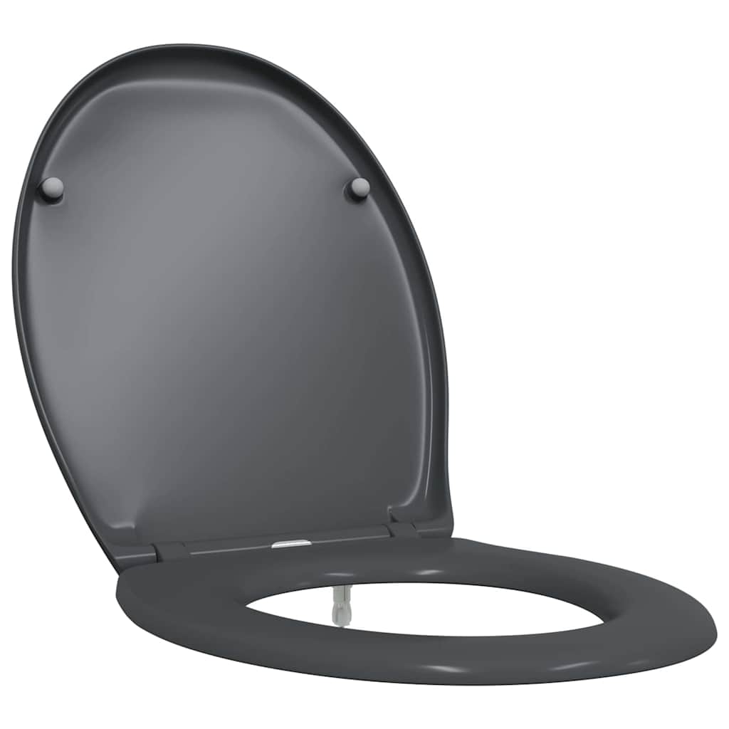 Sedile del WC Antracite 47 x 37 x 4 cm Duroplast