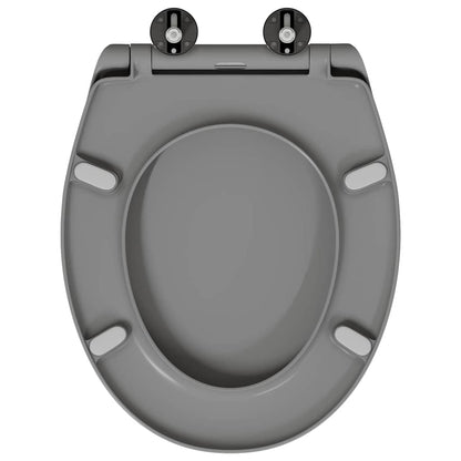Sedile del WC Grigio 47 x 37 x 4 cm Duroplast