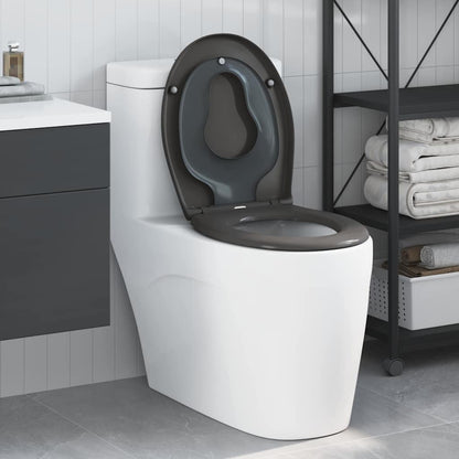 Sedile del WC Antracite 47 x 37 x 4 cm Duroplast