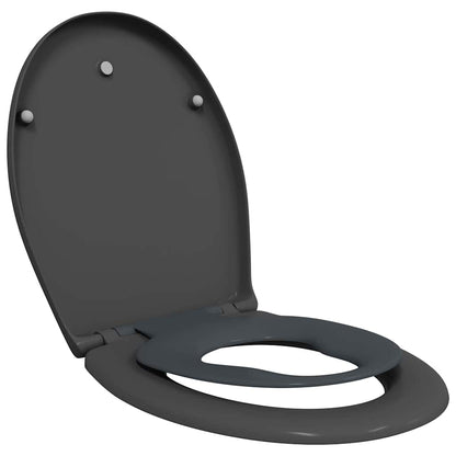 Sedile del WC Antracite 47 x 37 x 4 cm Duroplast