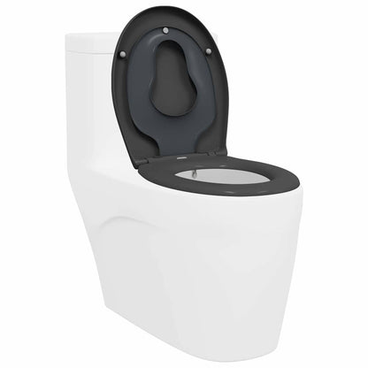 Sedile del WC Antracite 47 x 37 x 4 cm Duroplast