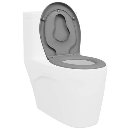 Sedile del WC Grigio 47 x 37 x 4 cm Duroplast
