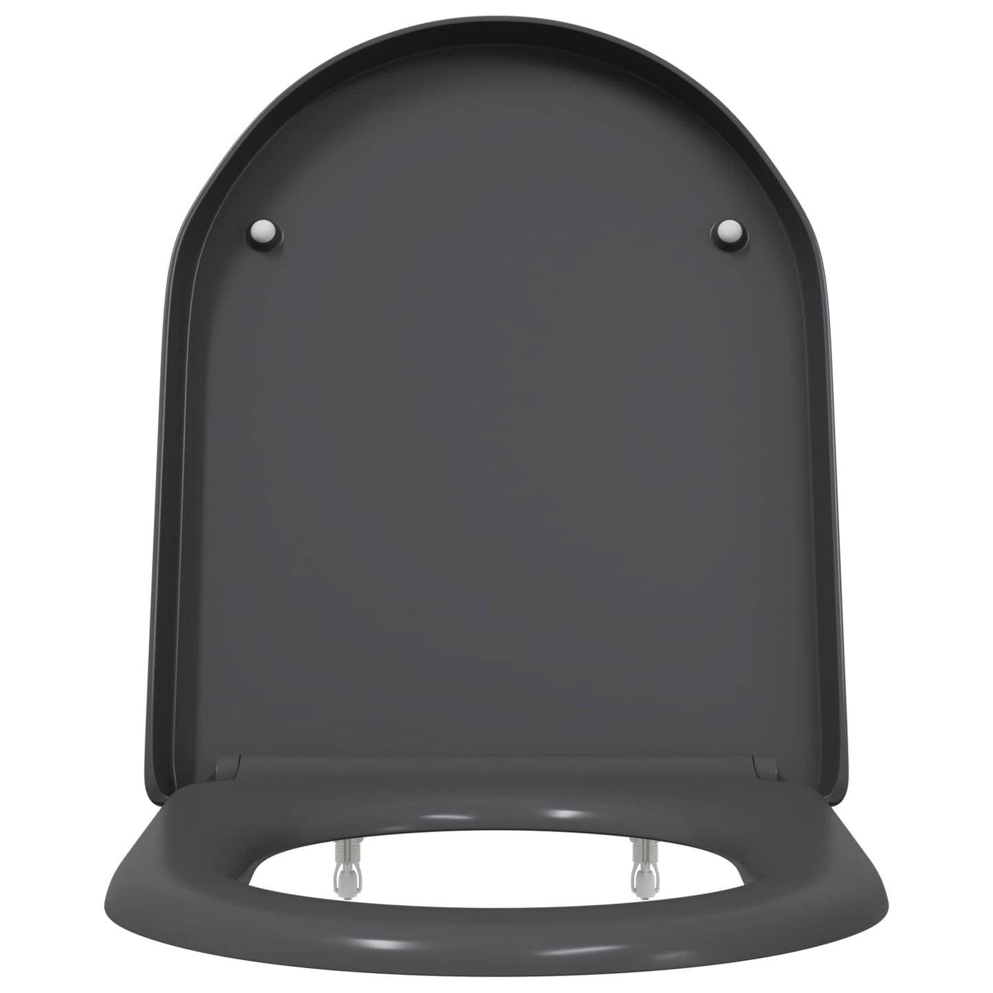 Sedile del WC Antracite 49 x 36 x 4 cm Duroplast