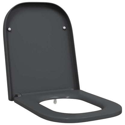 Sedile del WC Antracite 47,5 x 35 x 3,6 cm Duroplast
