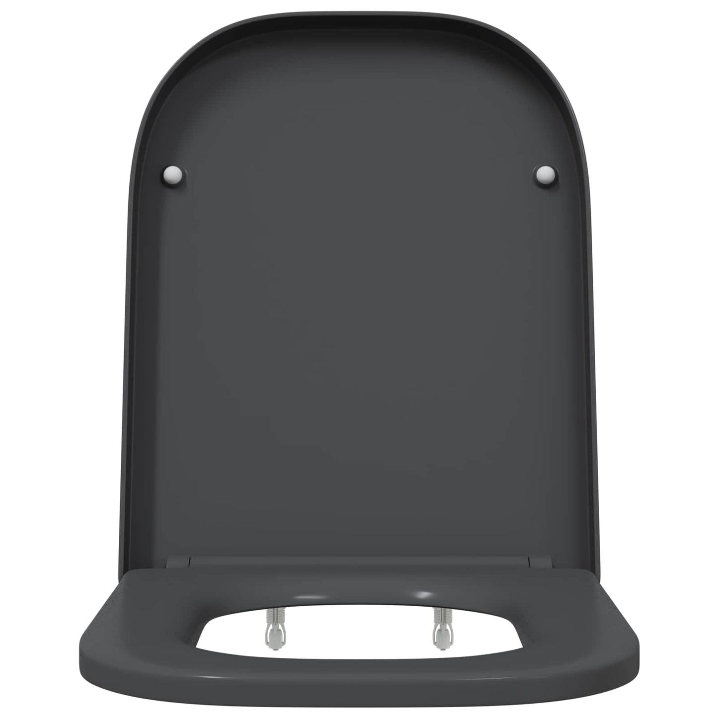 Sedile del WC Antracite 47,5 x 35 x 3,6 cm Duroplast