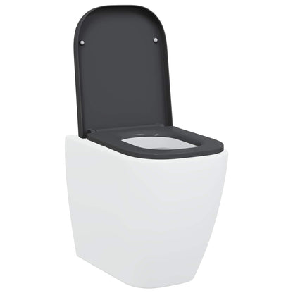 Sedile del WC Antracite 47,5 x 35 x 3,6 cm Duroplast