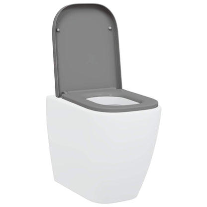 Sedile del WC Grigio 47,5 x 35 x 3,6 cm Duroplast
