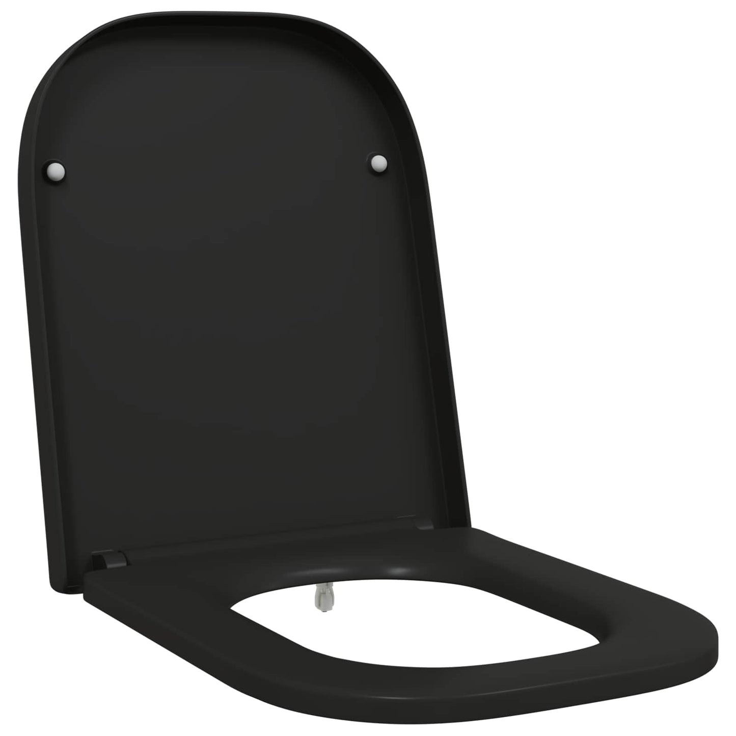 Sedile del WC Nero 47,5 x 35 x 3,6 cm Duroplast