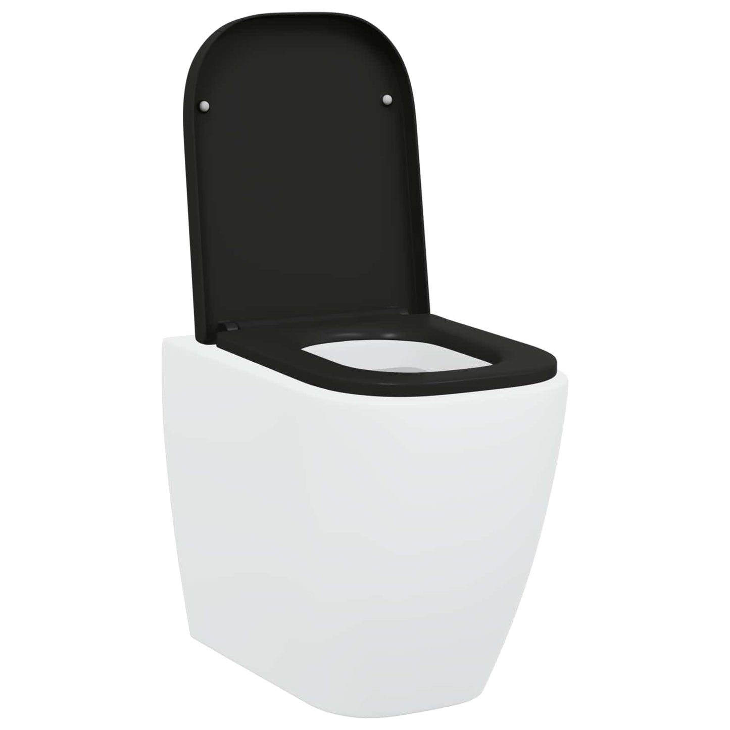 Sedile del WC Nero 47,5 x 35 x 3,6 cm Duroplast