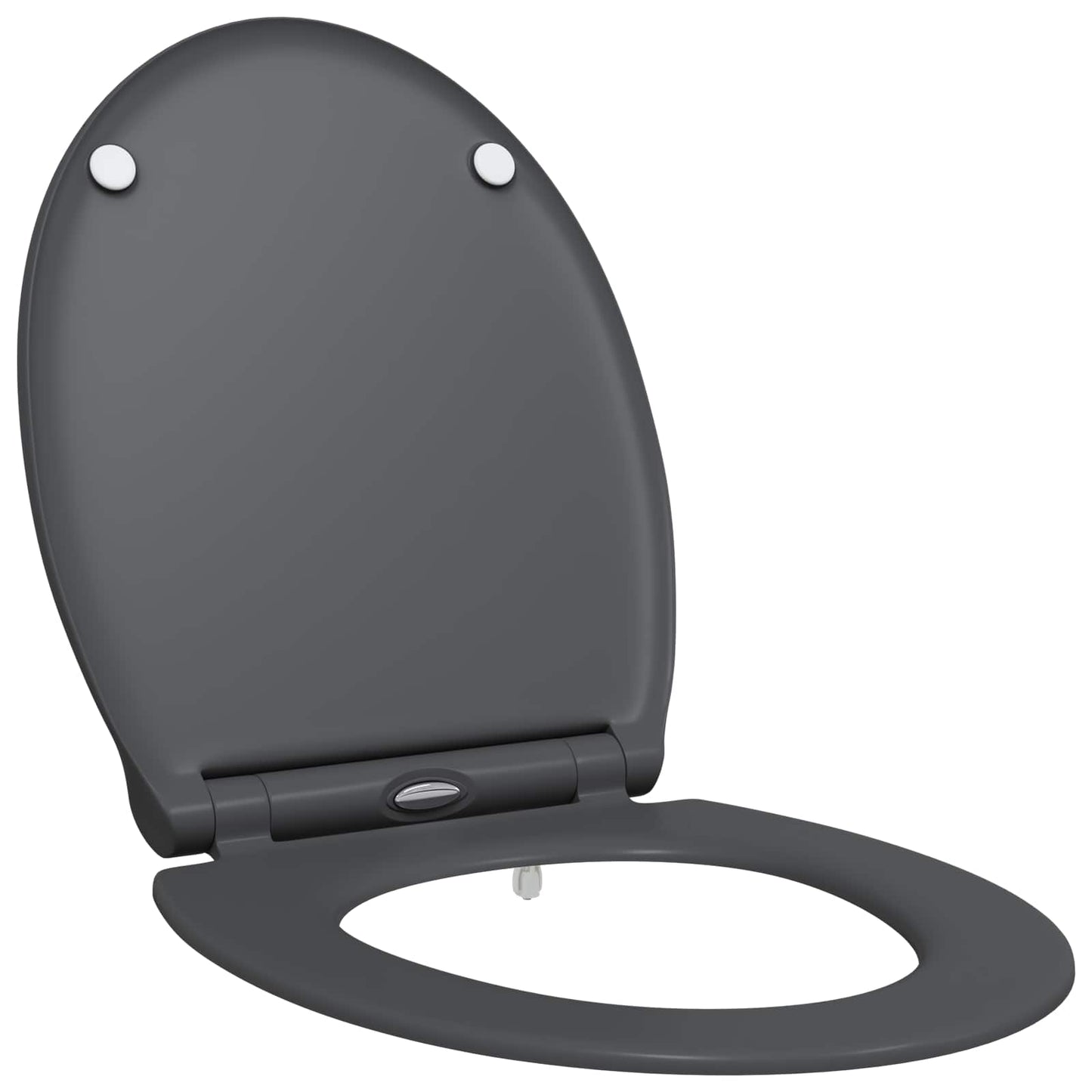 Sedile del WC Antracite 47 x 37,5 x 3,8 cm Duroplast
