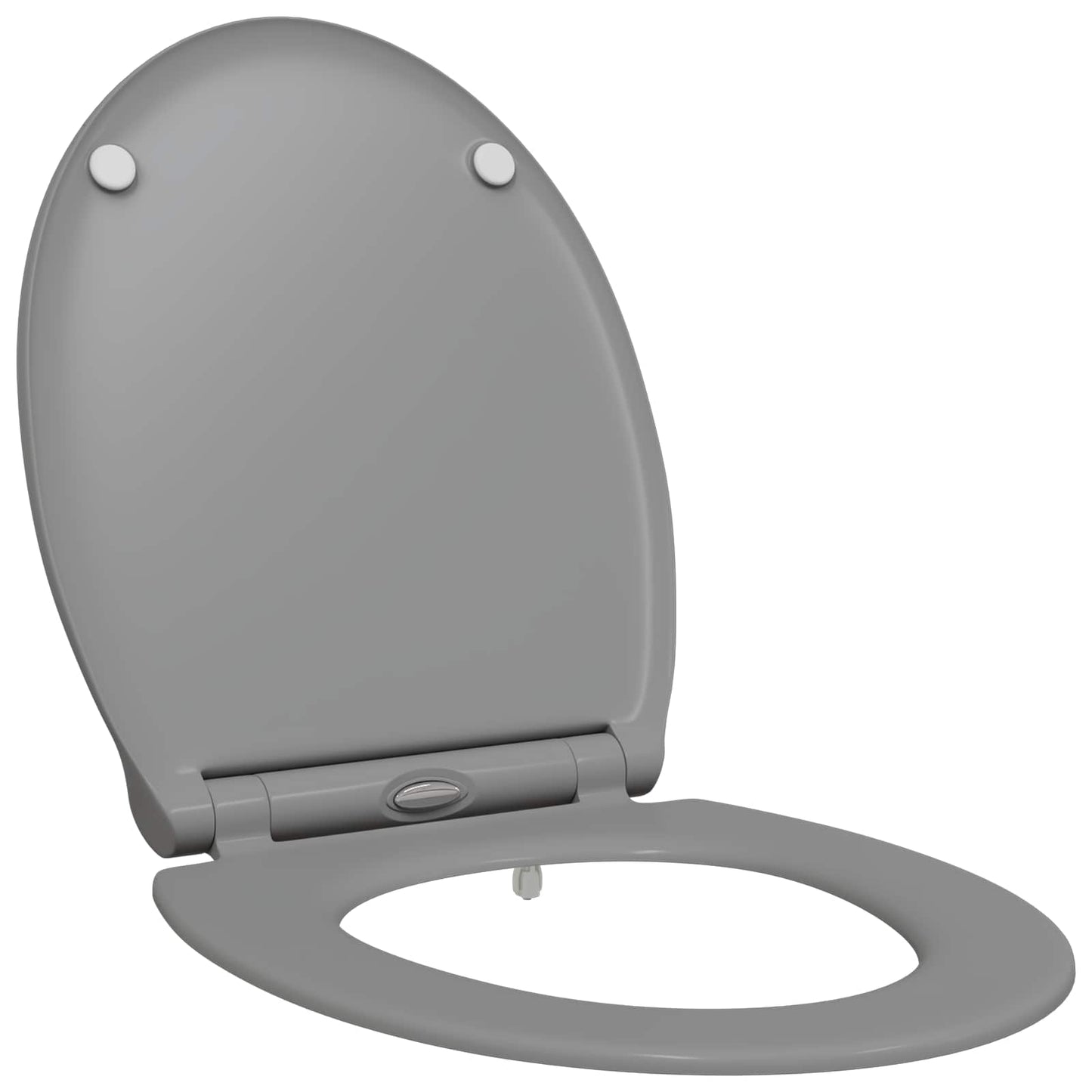 Sedile del WC Grigio 47 x 37,5 x 3,8 cm Duroplast