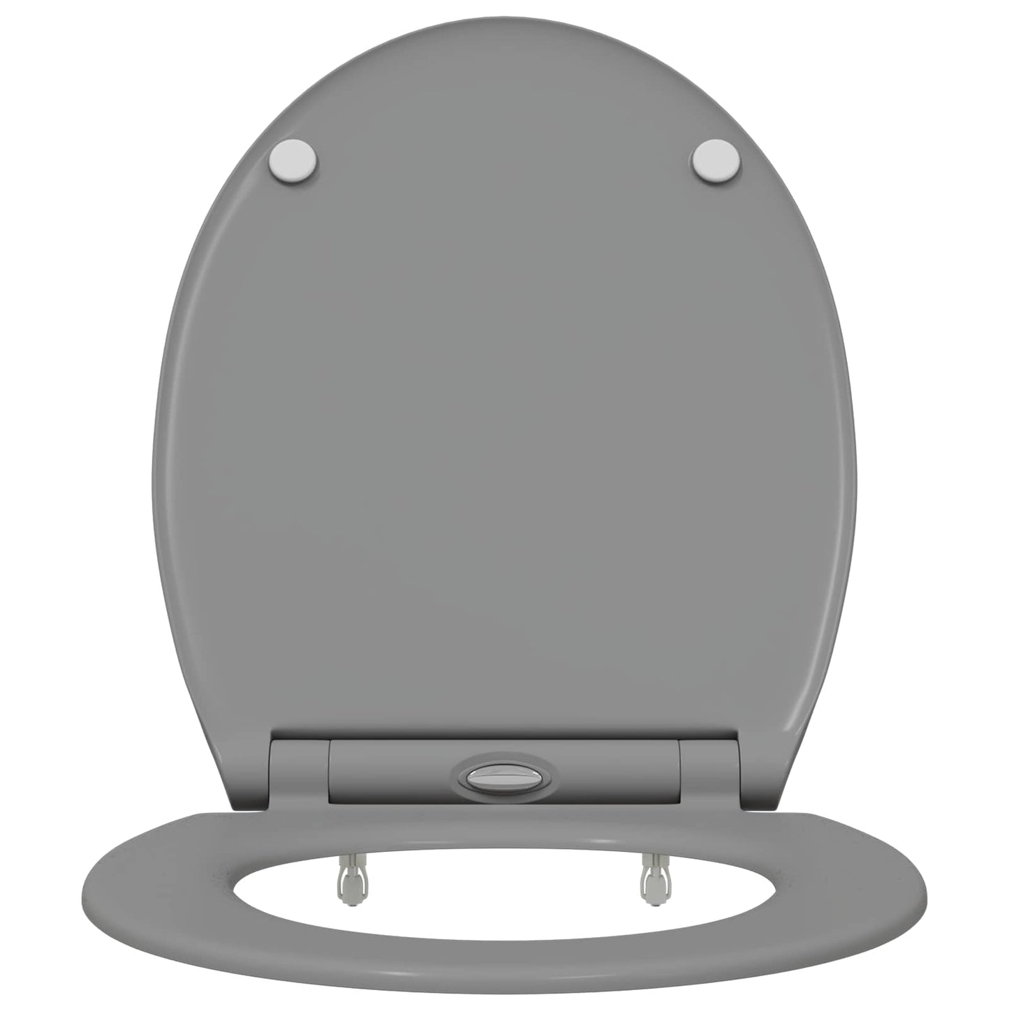 Sedile del WC Grigio 47 x 37,5 x 3,8 cm Duroplast