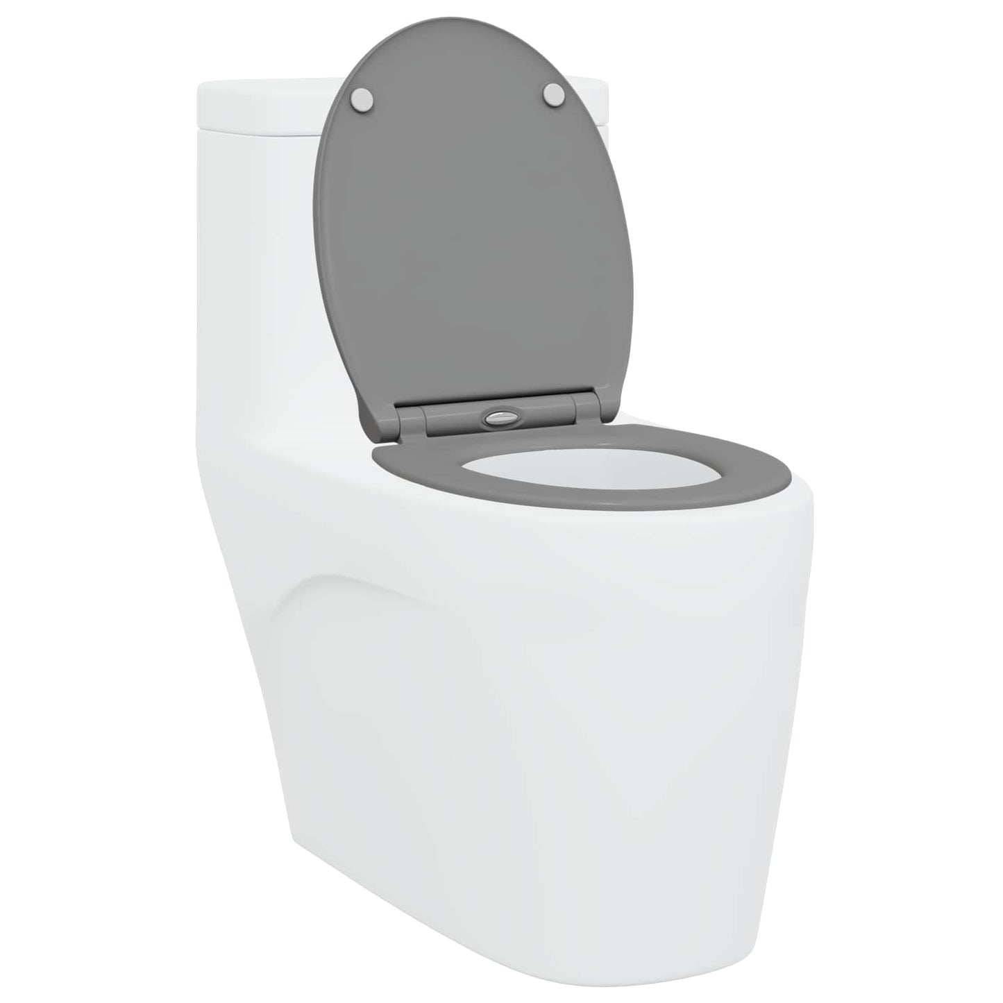Sedile del WC Grigio 47 x 37,5 x 3,8 cm Duroplast
