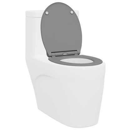 Sedile del WC Grigio 47 x 37,5 x 3,8 cm Duroplast