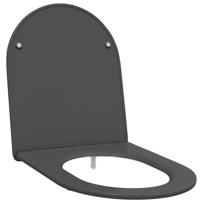 Sedile del WC Antracite 47 x 36 x 3,4 cm Duroplast