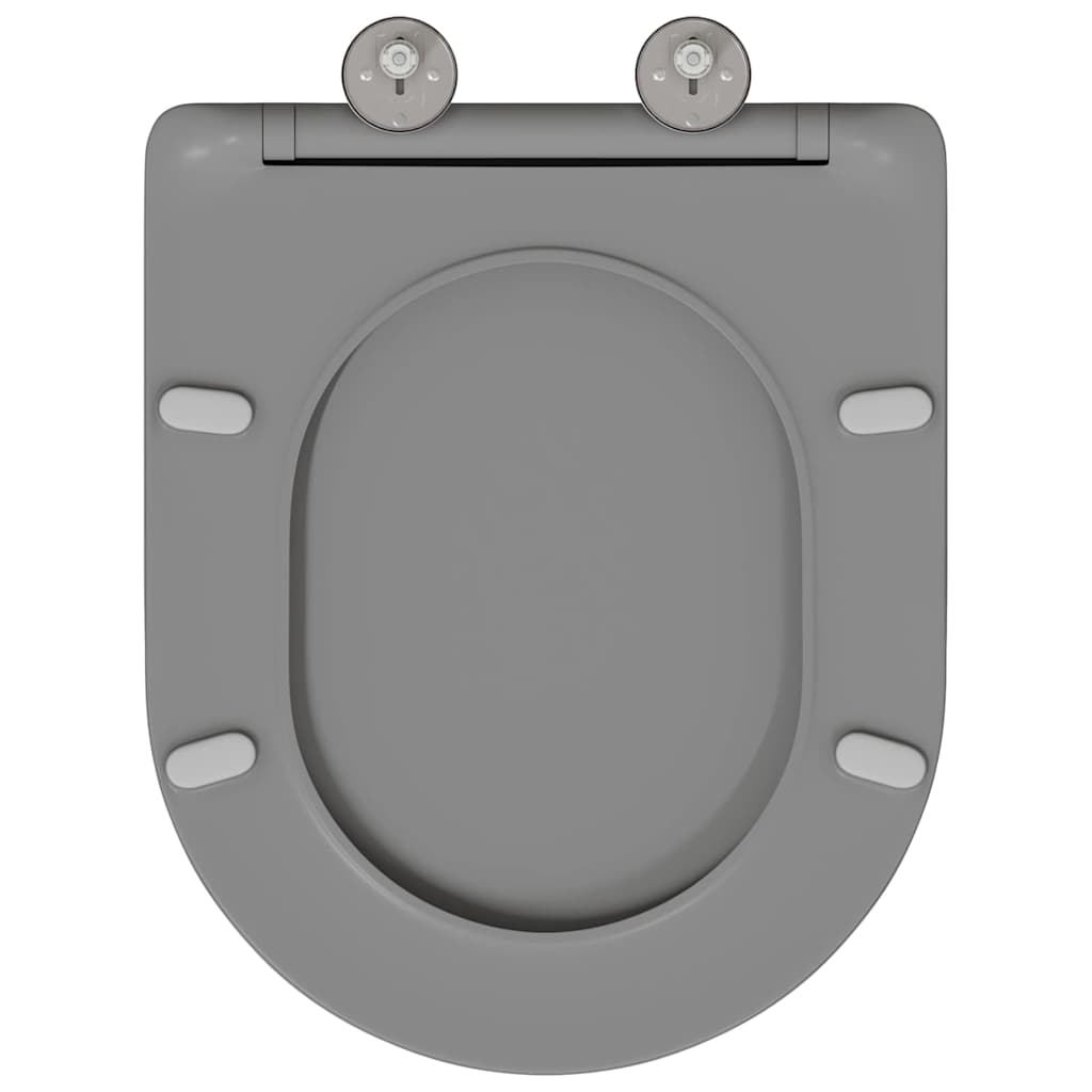 Sedile del WC Grigio 47 x 36 x 3,4 cm Duroplast