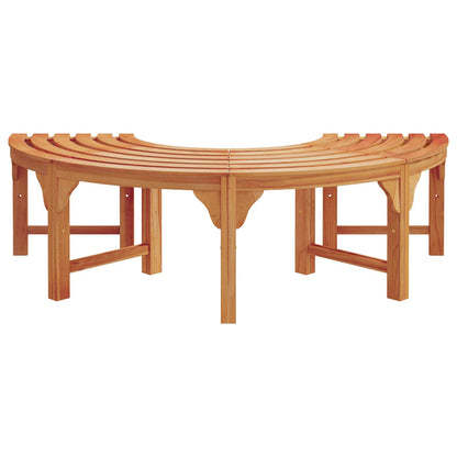 Panchina per Alberi 2 pcs Naturale 160 x 80 x 45cm