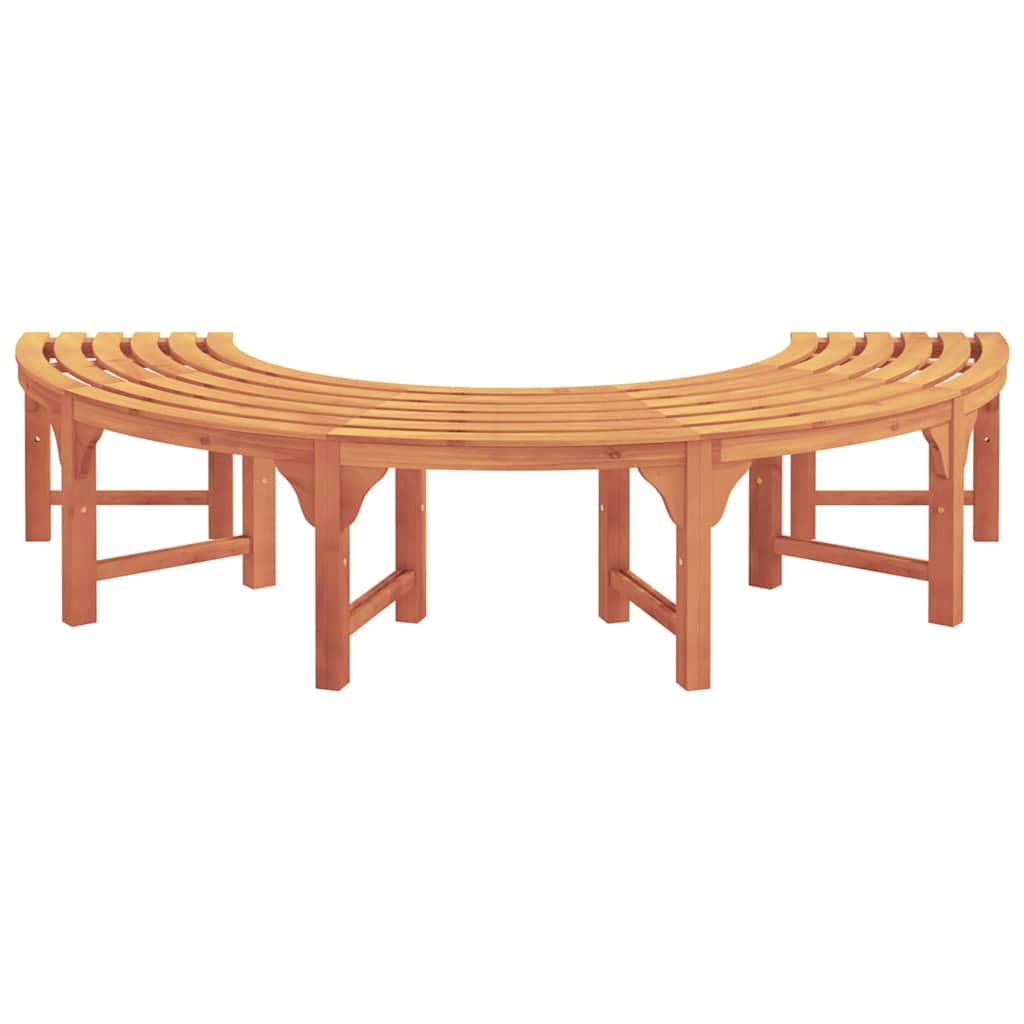 Panchina per Alberi 2 pcs Naturale 160 x 80 x 45cm
