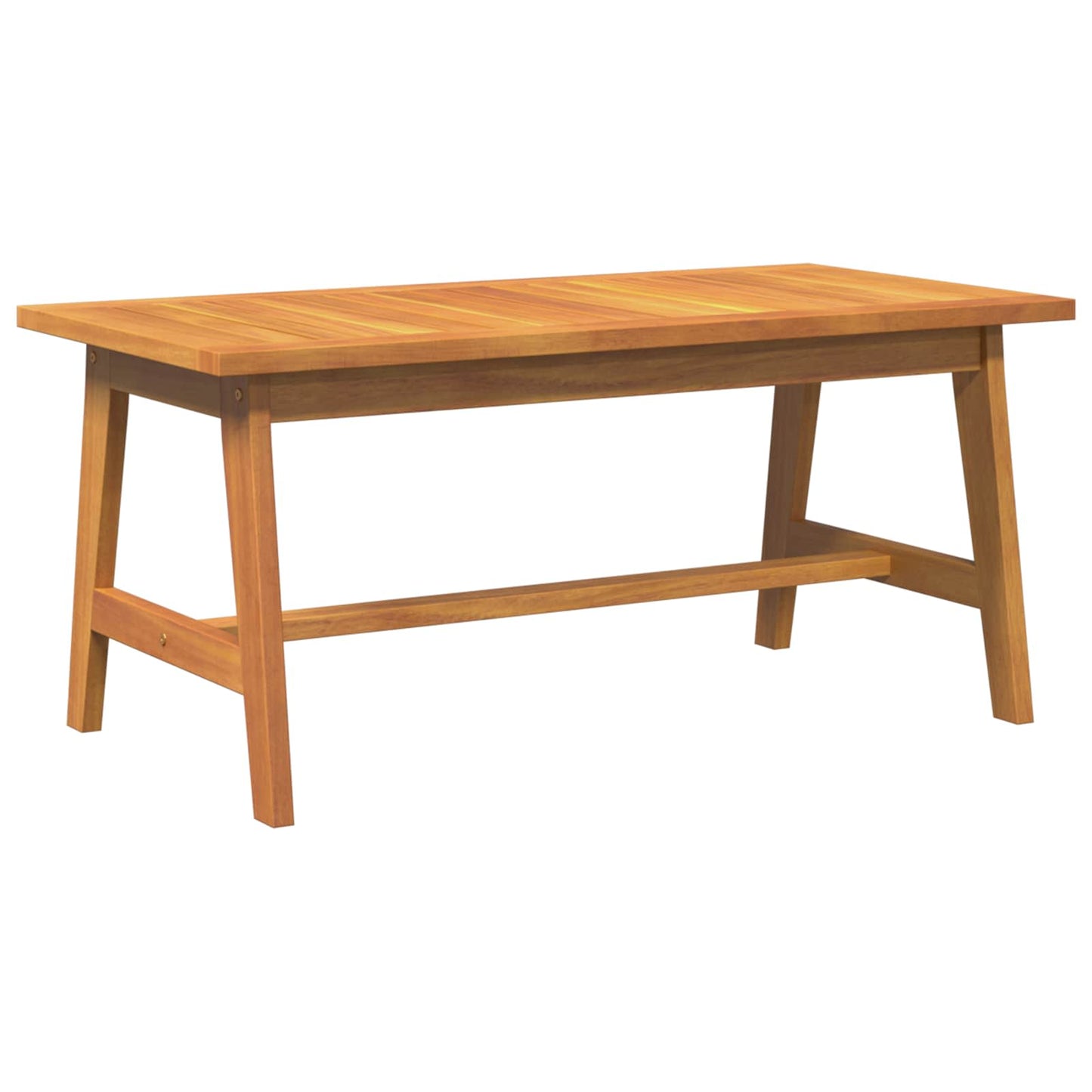 Set bistrot con cuscino 3 pcs Marrone Legno di Acacia Massello
