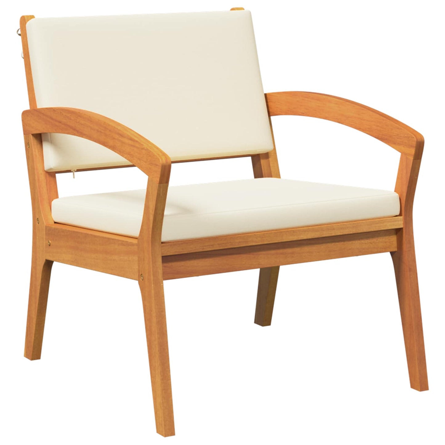 Set bistrot con cuscino 4 pcs Marrone Poliestere