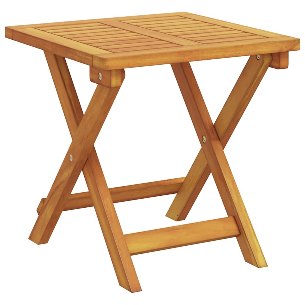 Lettino da sole 3 pcs Beige Legno di Acacia Massello
