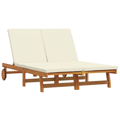 Lettino da sole 2-persona Marrone 63 x 199 x 85 cm