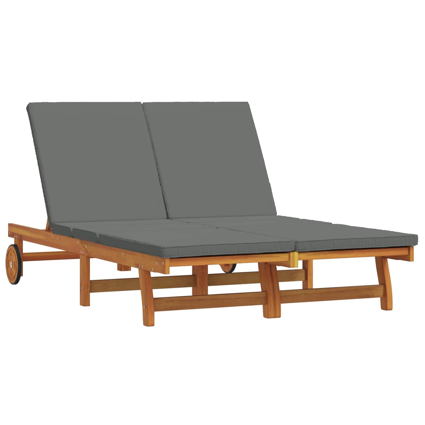 Lettino da sole 2-persona Marrone 63 x 199 x 85 cm