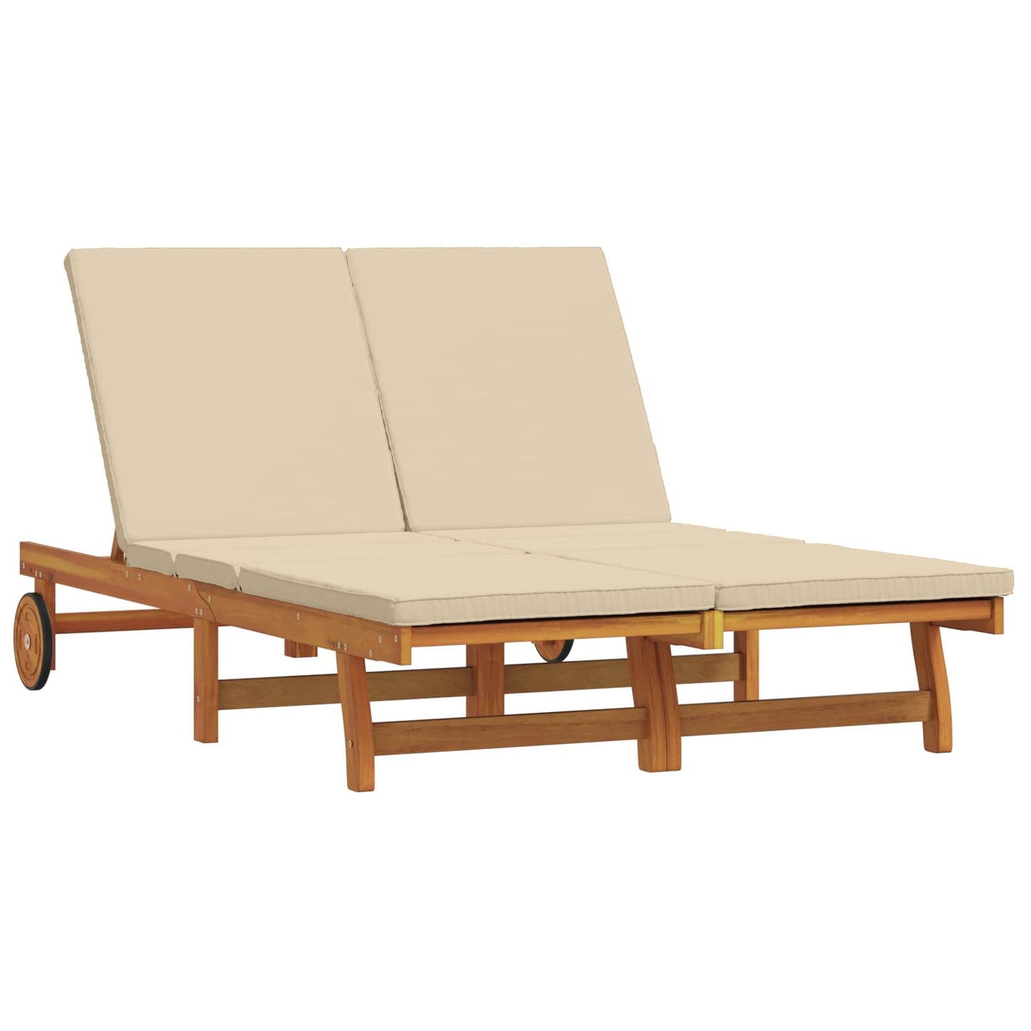 Lettino da sole 2-persona Marrone 63 x 199 x 85 cm