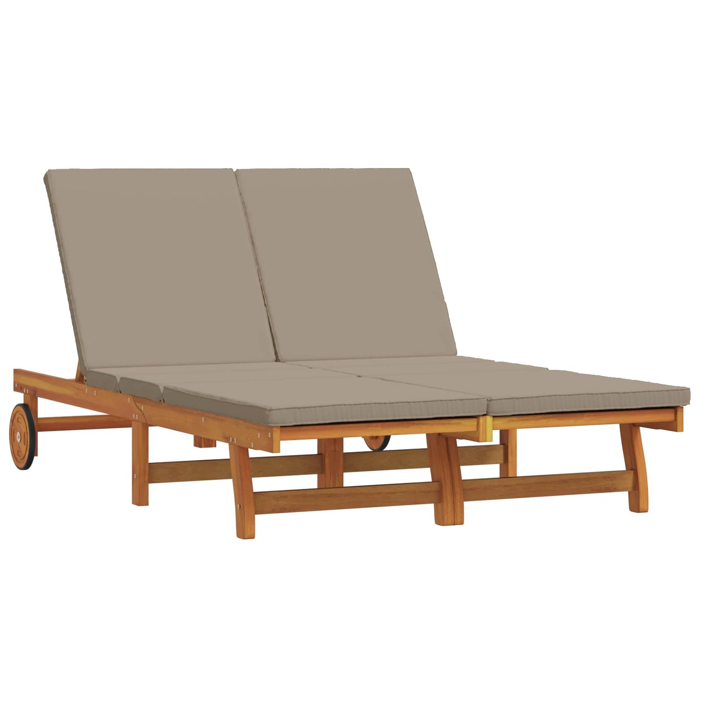 Lettino da sole 2-persona Marrone 63 x 199 x 85 cm