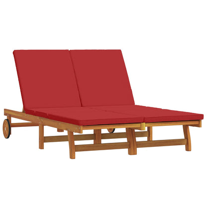 Lettino da sole 2-persona Marrone 63 x 199 x 85 cm
