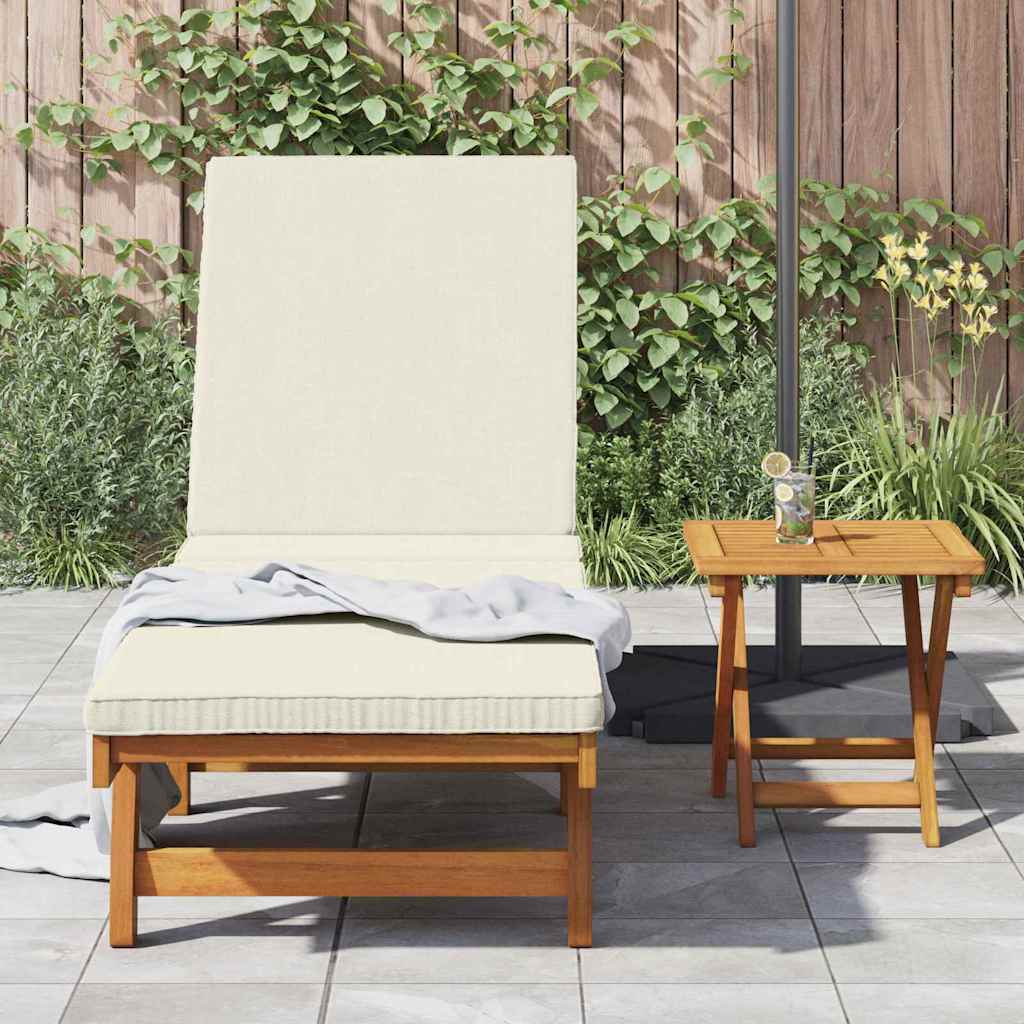 Lettino da sole 2 pcs Marrone Legno di Acacia Massello