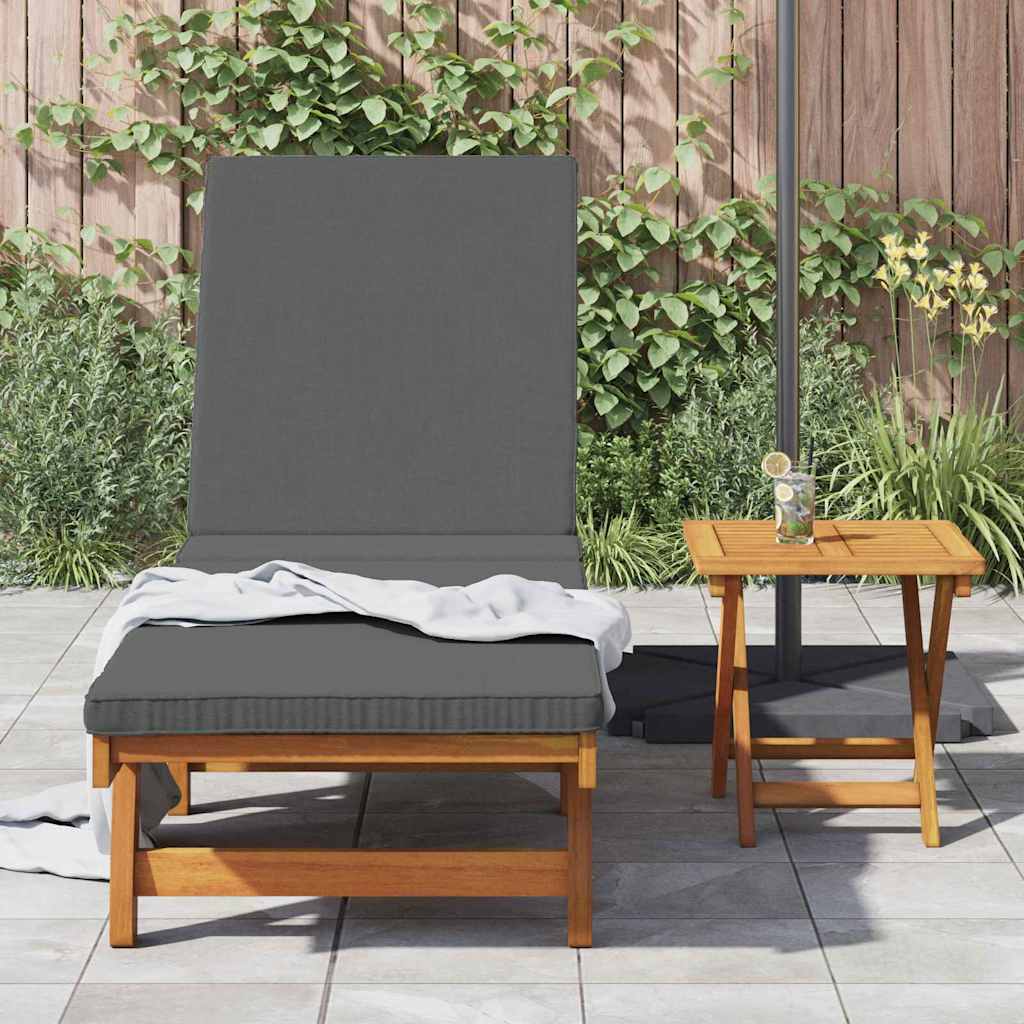 Lettino da sole 2 pcs Marrone Legno di Acacia Massello