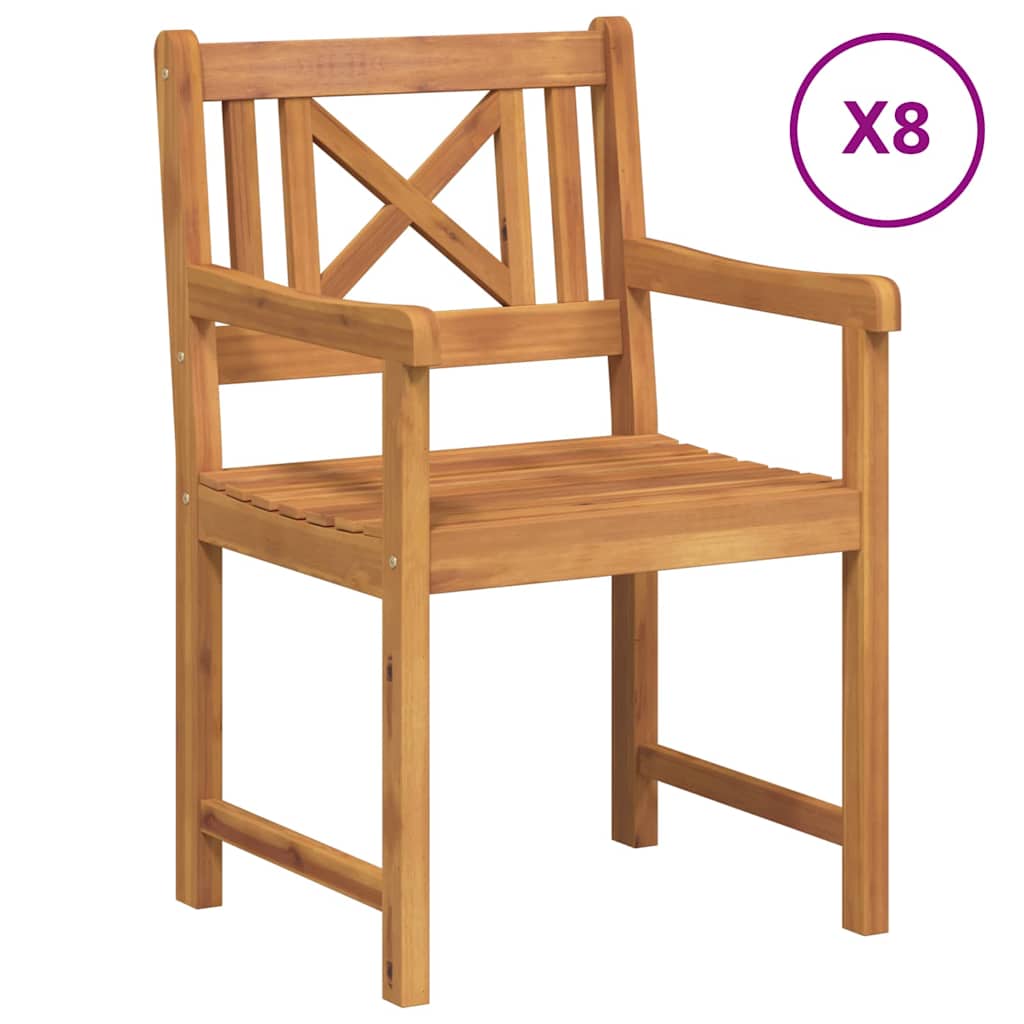 Sedia da Giardino 8 pcs 56 x 56 x 90 cm