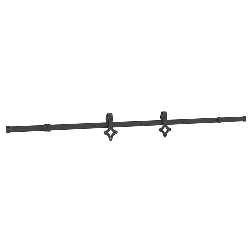 Porta Scorrevole con Set Hardware 100x210cm Legno Massello Pino