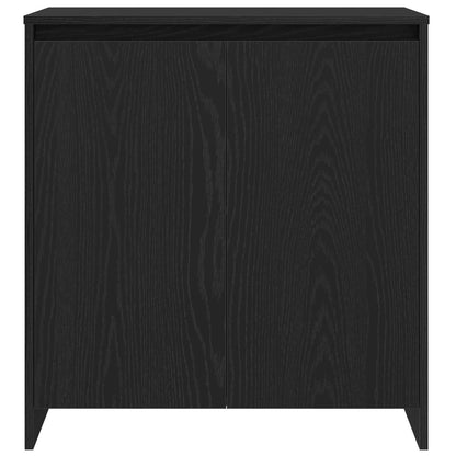 Credenza 3 pcs Nero 70 x 41 x 75 cm Legno multistrato