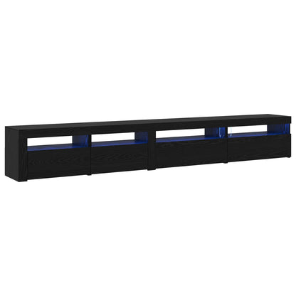 Set mobile TV 3 pcs Rovere Nero 270 x 35 x 40 cm