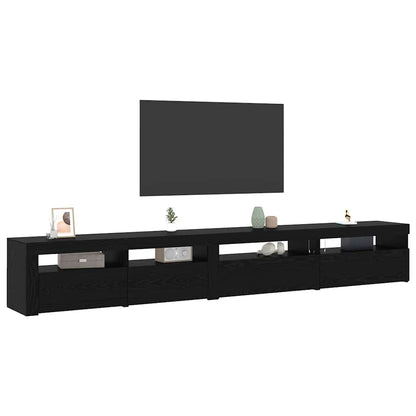 Set mobile TV 3 pcs Rovere Nero 270 x 35 x 40 cm