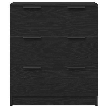 Credenza 3 pcs Rovere Nero 180 x 30 x 70 cm Legno multistrato