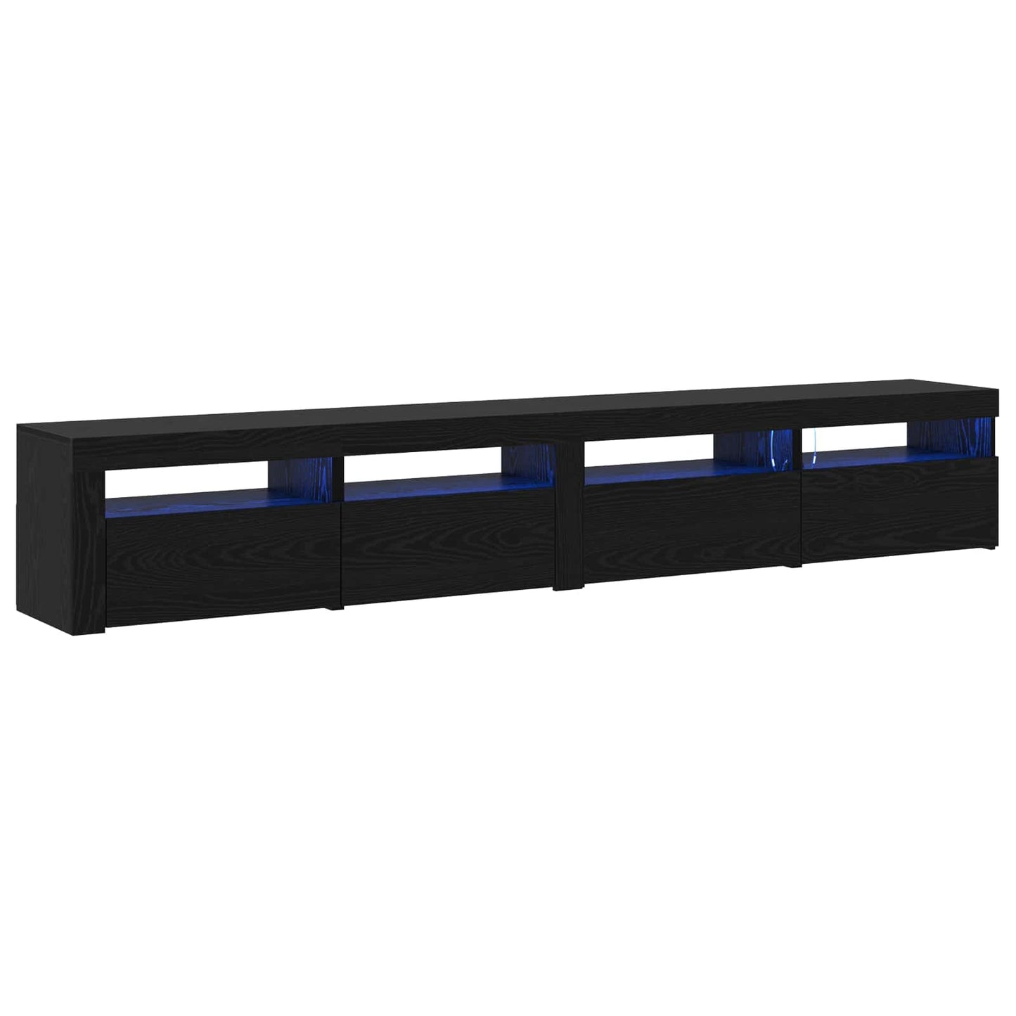 Set mobile TV 3 pcs Rovere Nero 240 x 35 x 40 cm