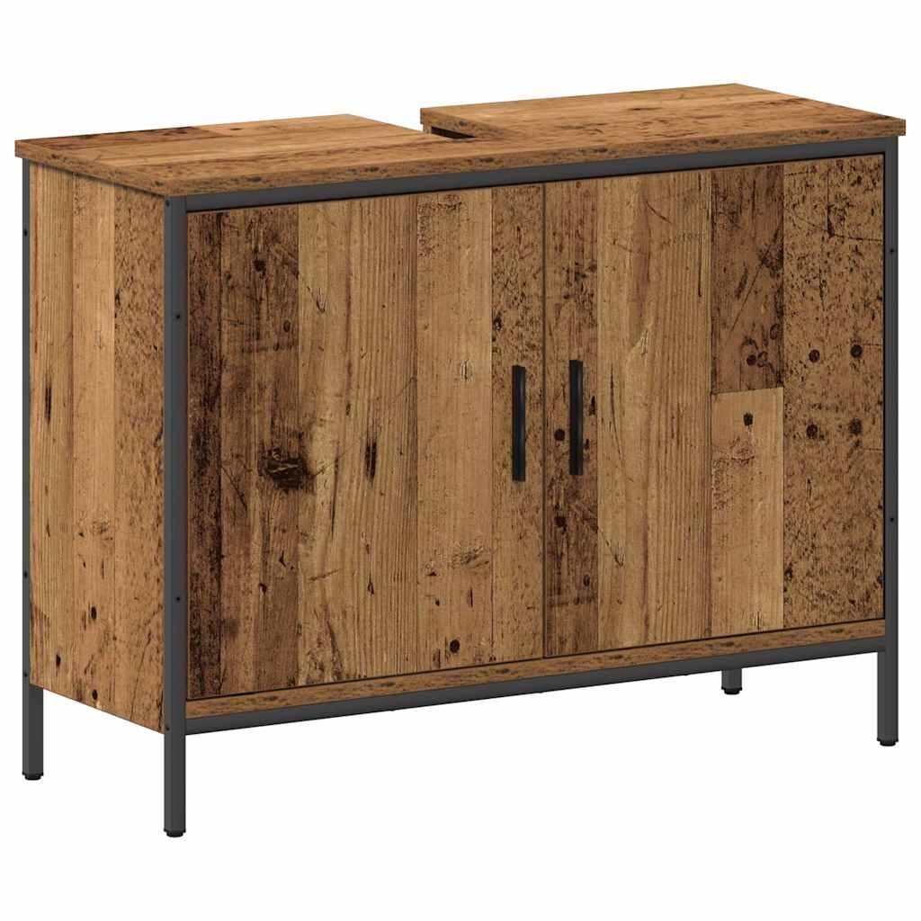 UnitÃƒÂ  da Bagno con lo scaffale 3 pcs Marrone Legno multistrato