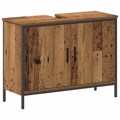 UnitÃƒÂ  da Bagno con lo scaffale 3 pcs Marrone Legno multistrato