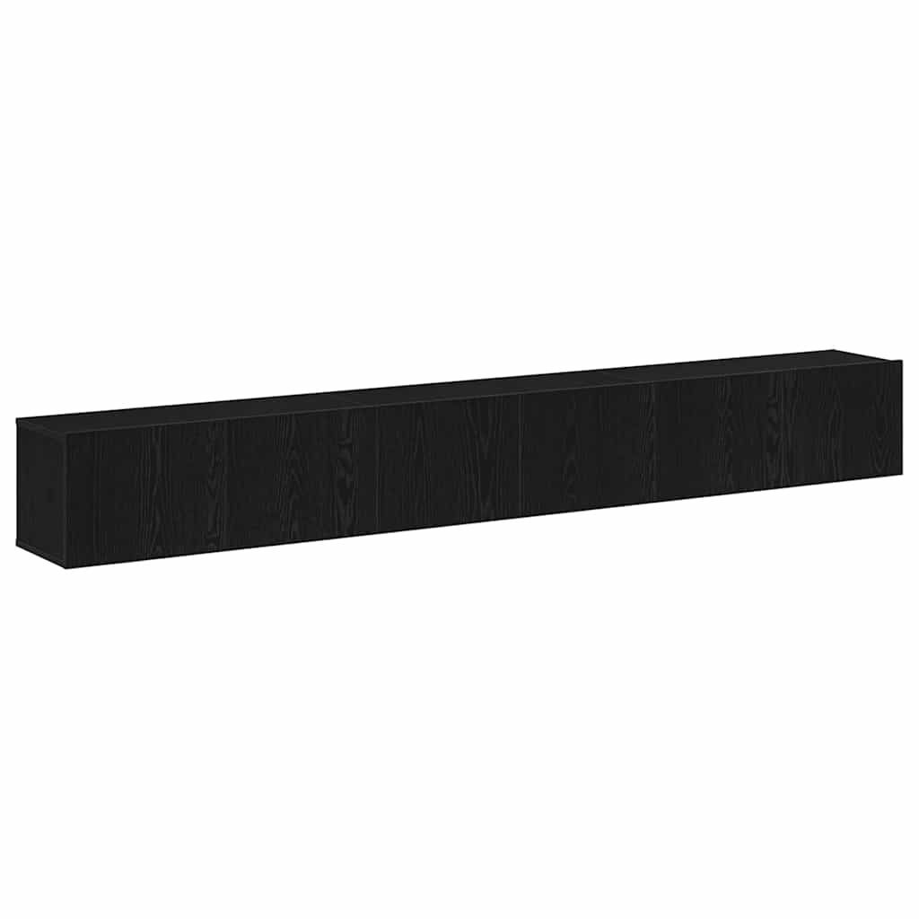 Set mobile TV 3 pcs Rovere Nero 80 x 30 x 30 cm
