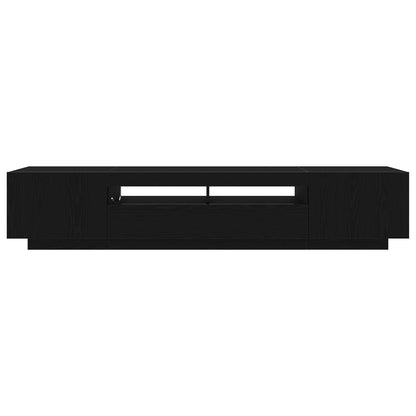 Set mobile TV 2 pcs Nero 200 x 35 x 40 cm Legno multistrato