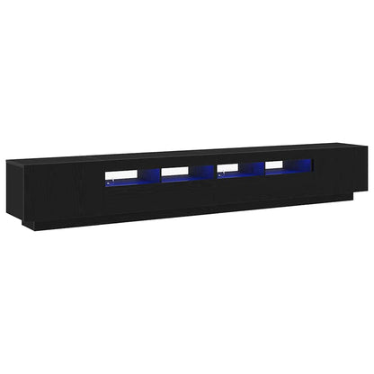 Set mobile TV 3 pcs Nero 260 x 35 x 40 cm Legno multistrato