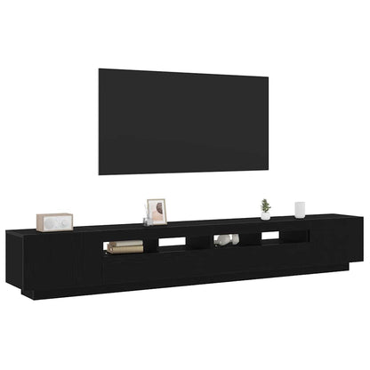 Set mobile TV 3 pcs Nero 260 x 35 x 40 cm Legno multistrato