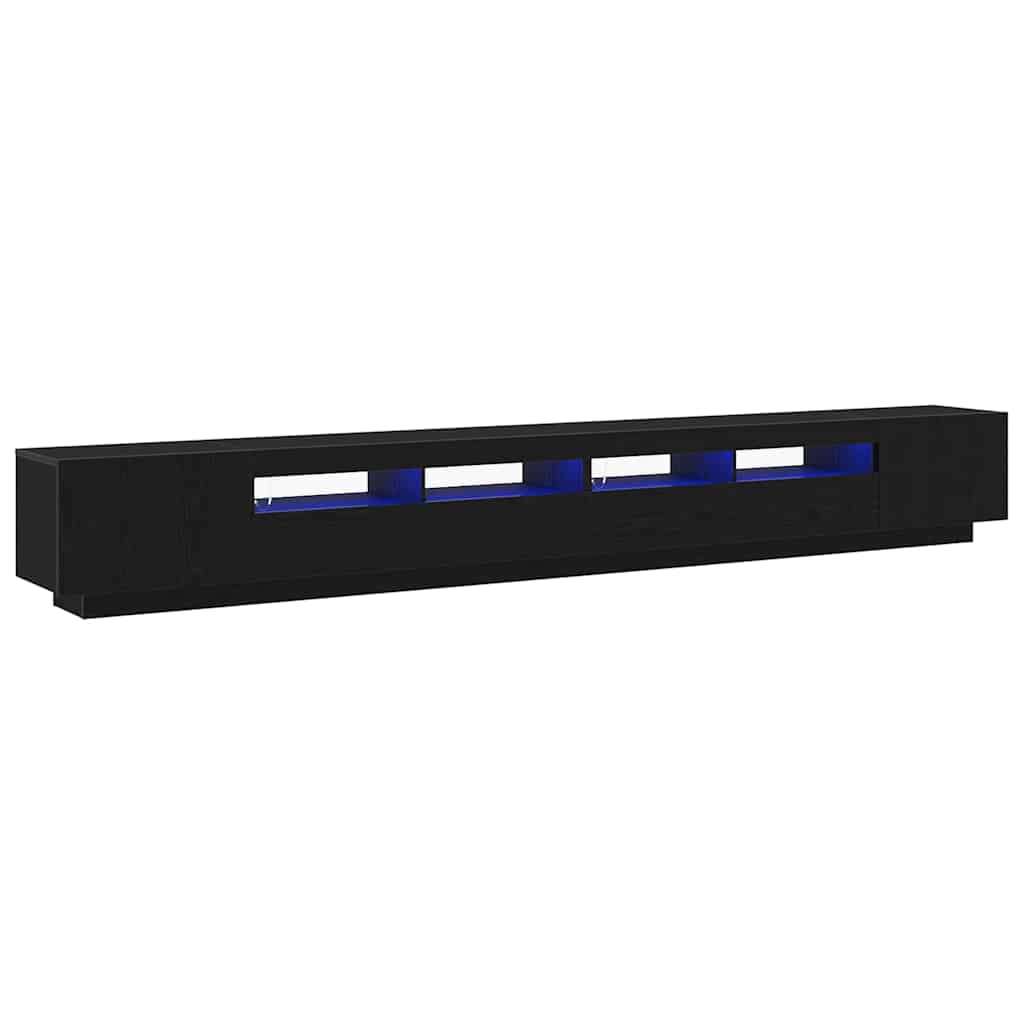 Set mobile TV 3 pcs Nero 300 x 35 x 40 cm Legno multistrato