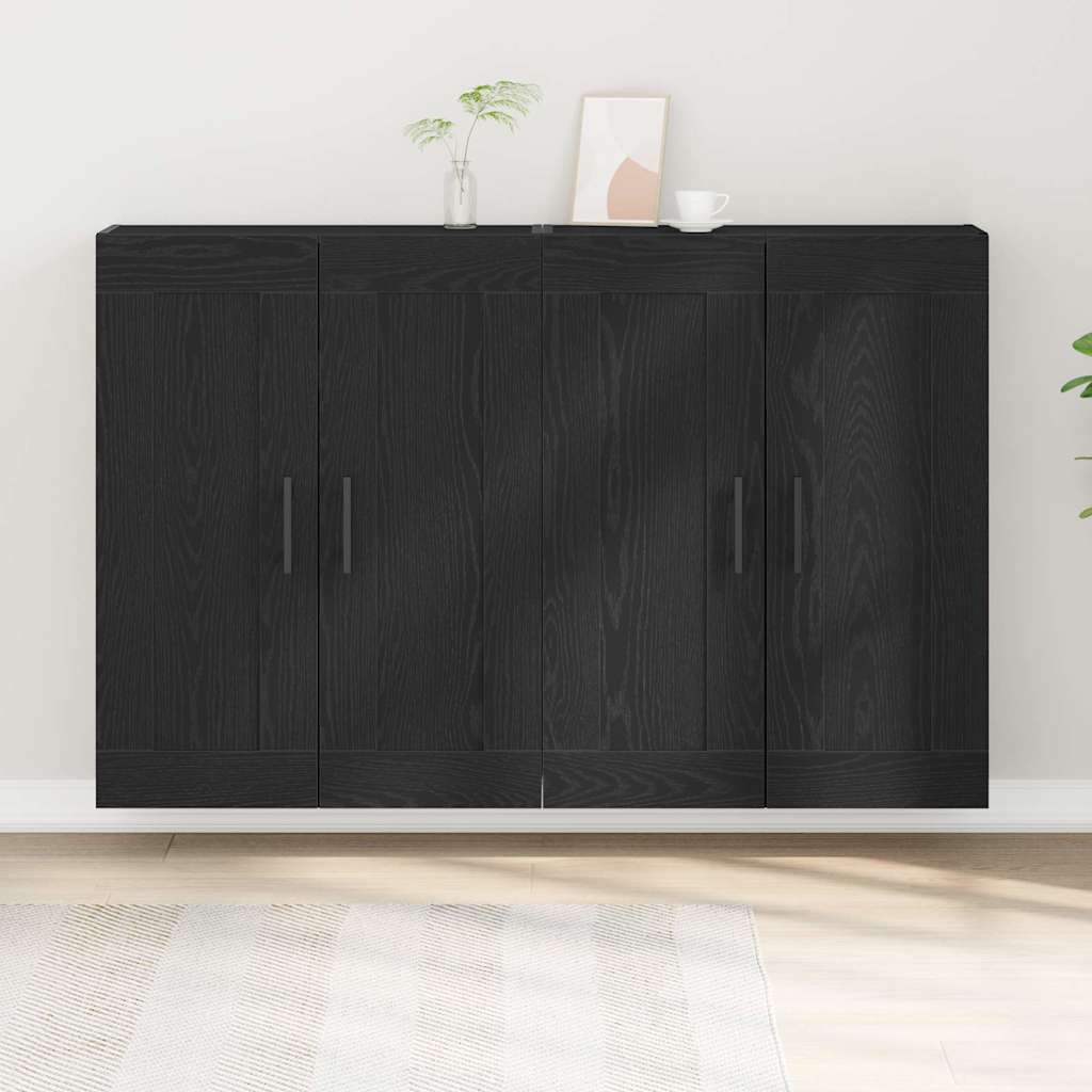 Mobile a muro 2 pcs Legno vecchio 69,5 x 34 x 90 cm