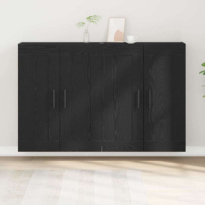 Mobile a muro 2 pcs Legno vecchio 69,5 x 34 x 90 cm
