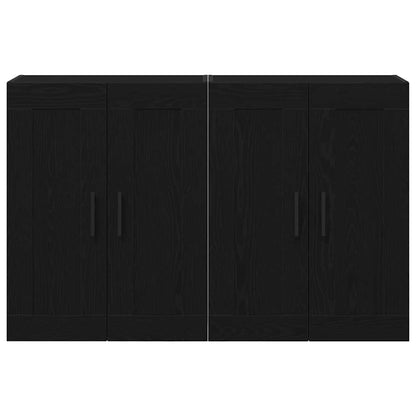 Mobile a muro 2 pcs Legno vecchio 69,5 x 34 x 90 cm