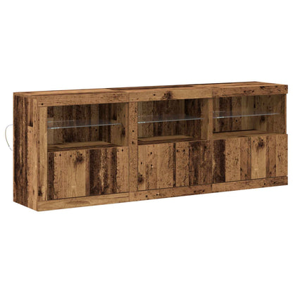 Madia LED Legno vecchio 181 x 37 x 67 cm Legno multistrato
